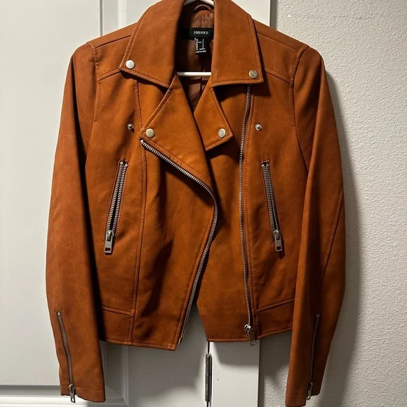 Brown Moto Jacket - Picture 1 of 3
